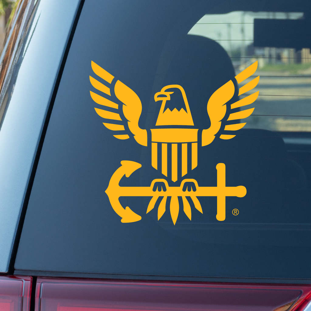 Navy Logo Vinyl Decal
