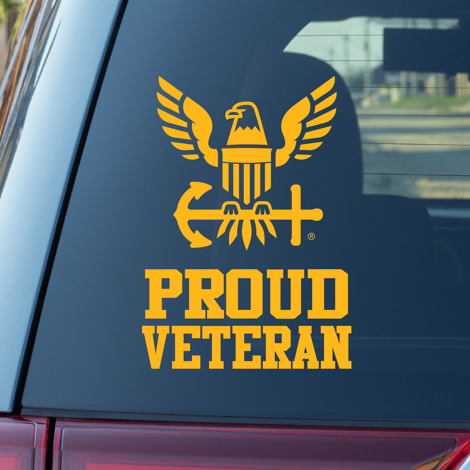 Navy Veteran Vinyl Decal