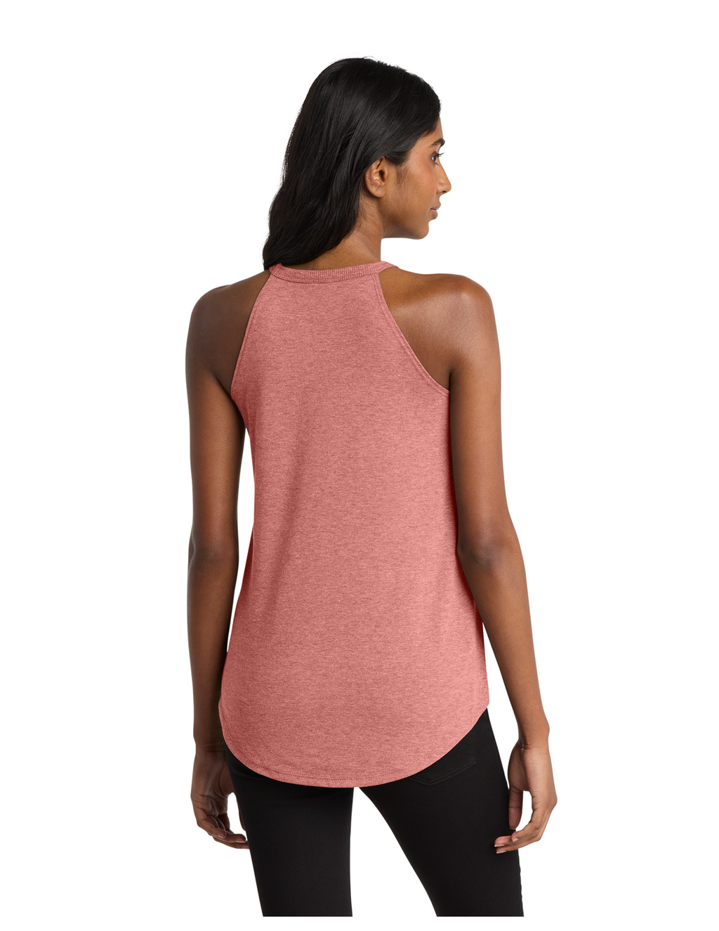 Navy Heart is Anchored Tank (Blush Frost)