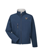 Navy Soft Shell Zip Jacket (Navy)