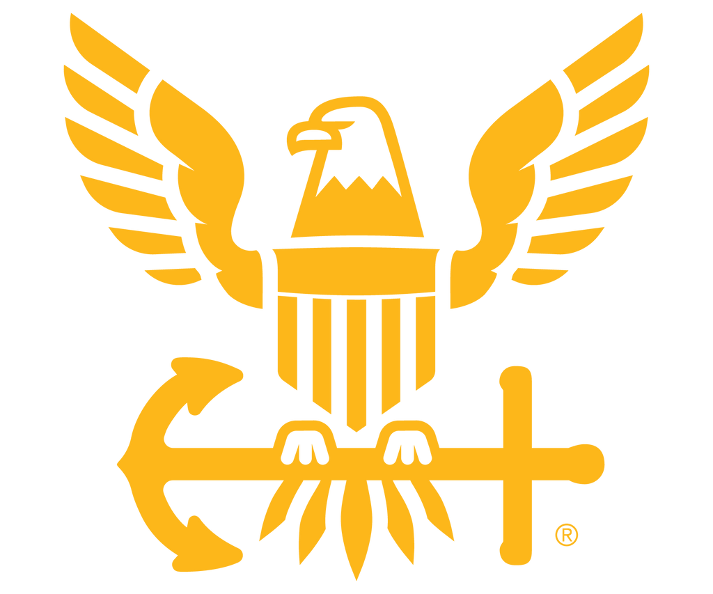 Navy Logo Vinyl Decal