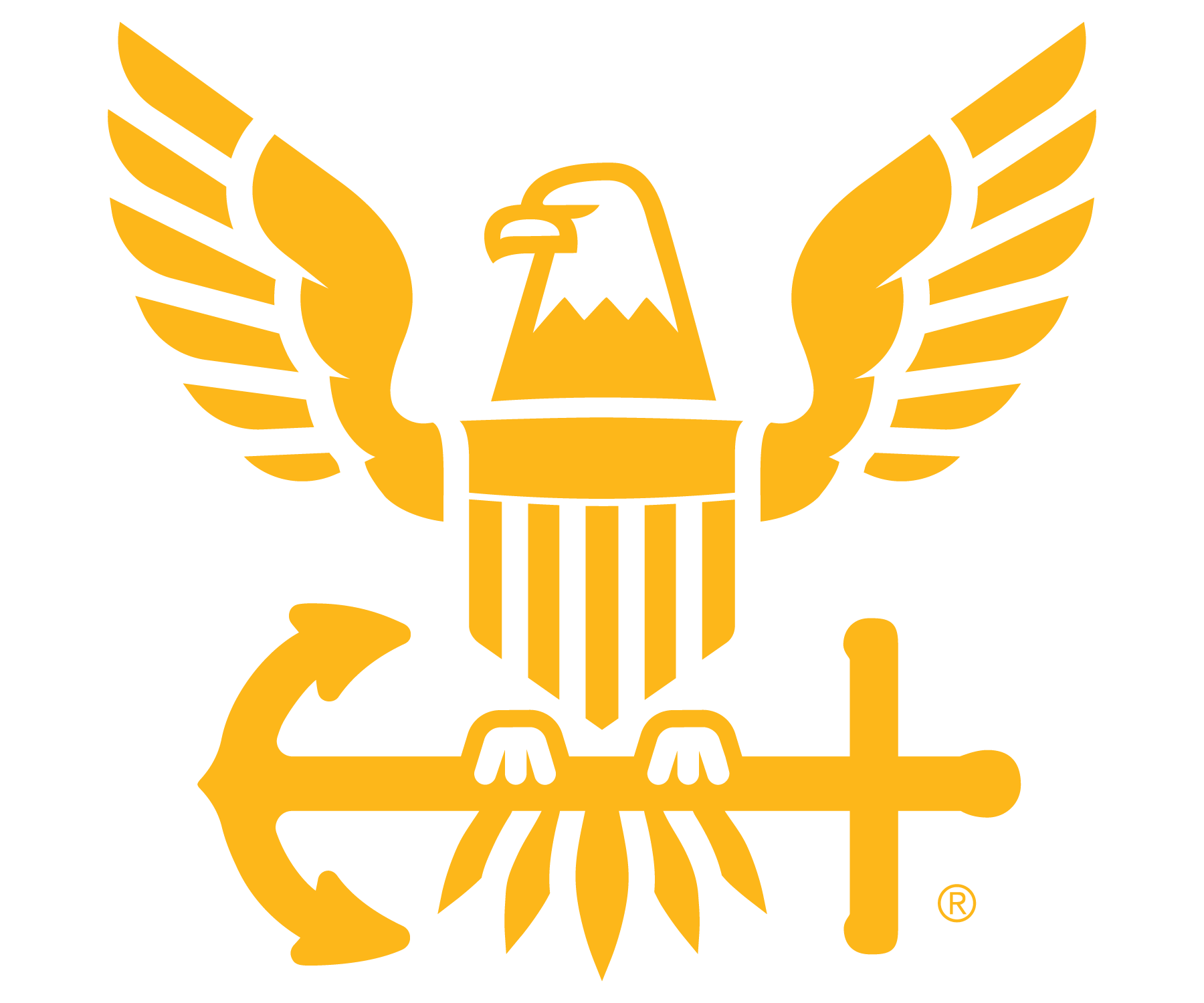 Navy Logo Vinyl Decal