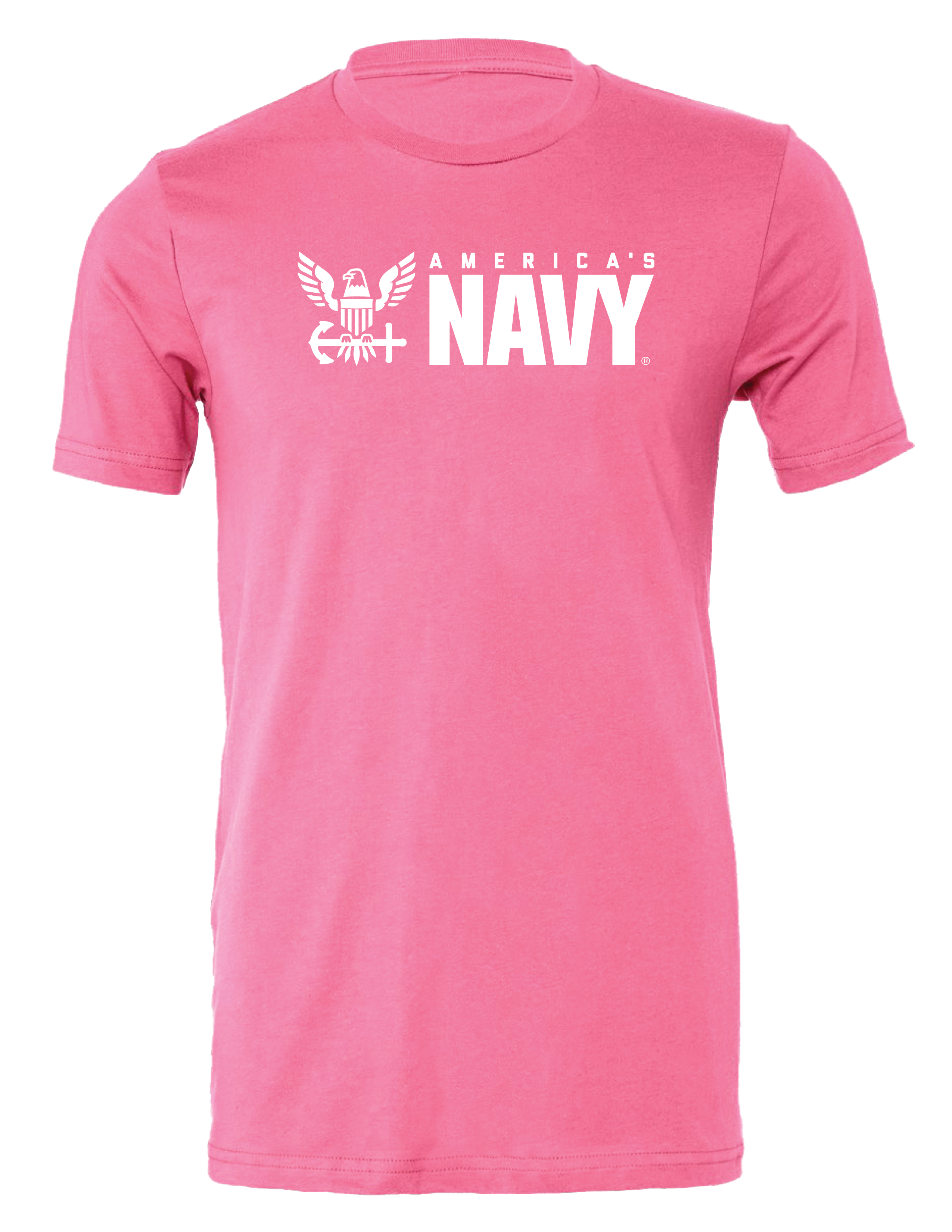 U.S. Navy Logo T-Shirt (Charity Pink)