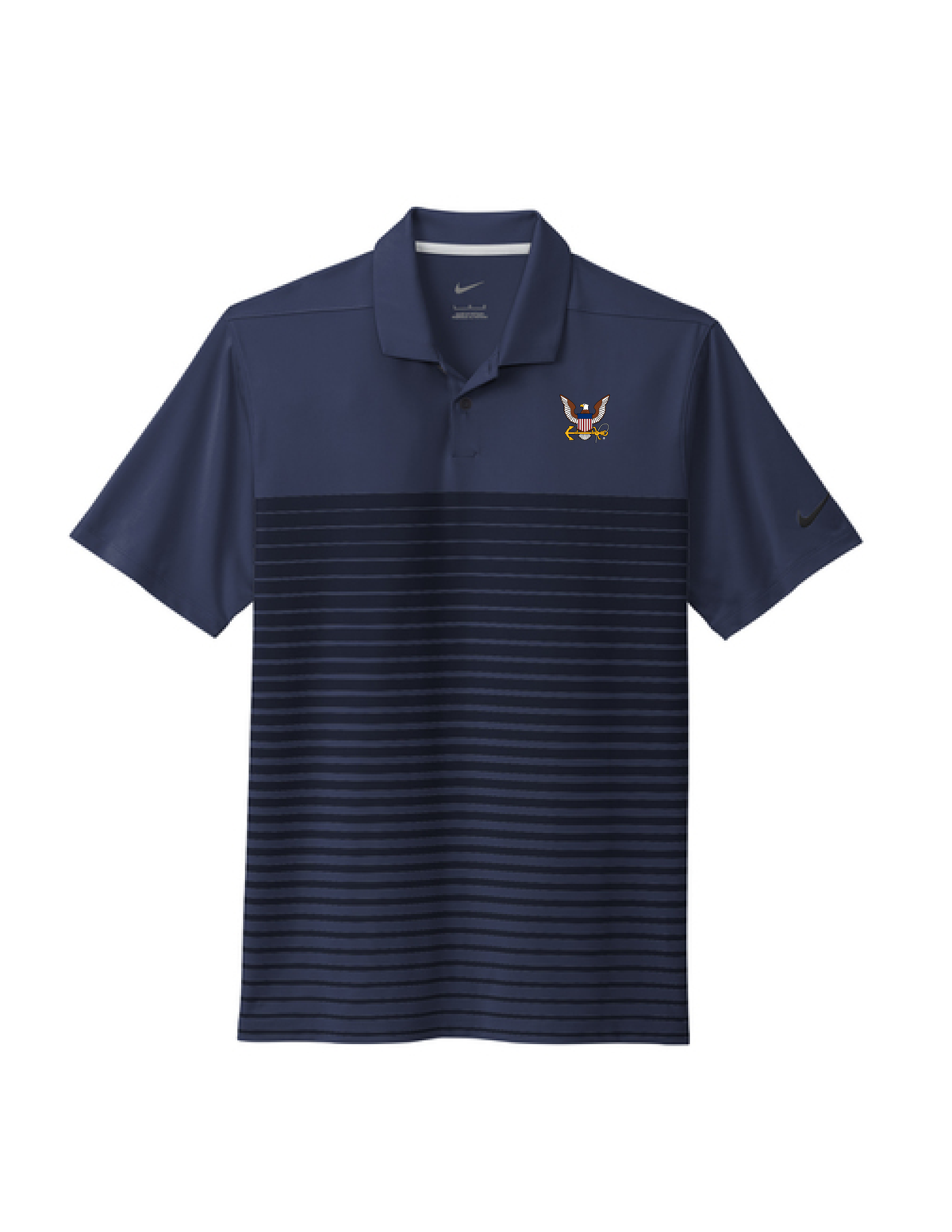 U.S. Navy Nike Dri-FIT Vapor Block Polo (Midnight Navy)