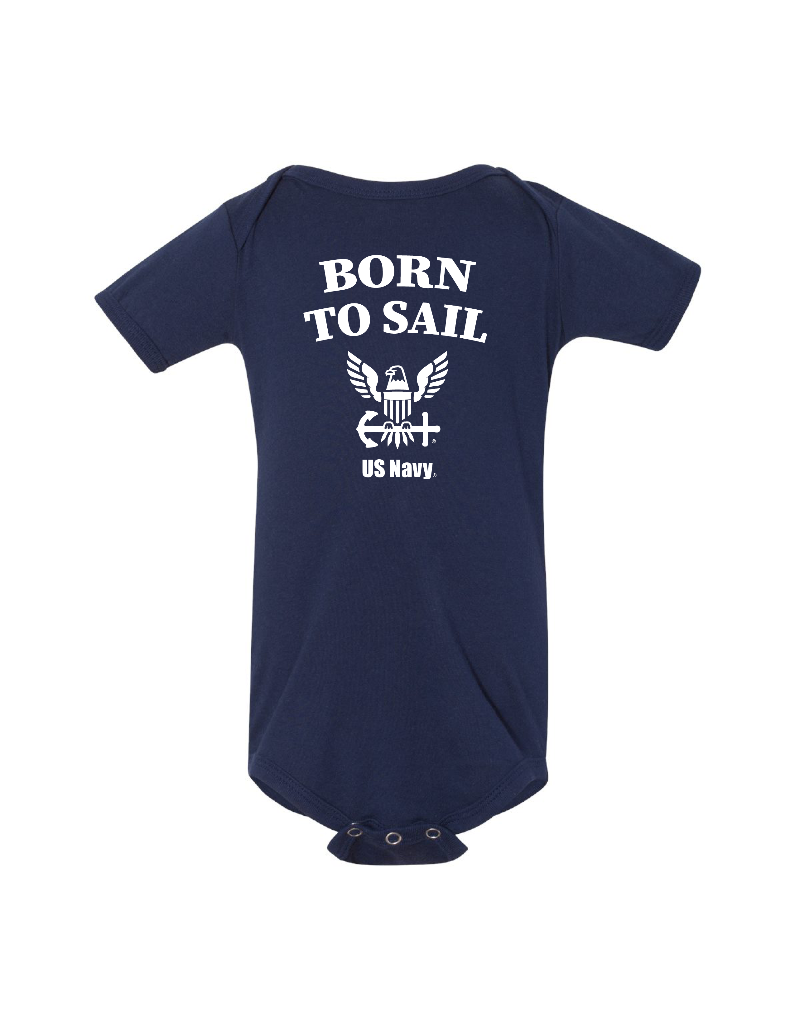U.S. Navy Infant Onesie (Navy)