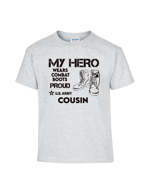U.S. Army Cousin Youth T-Shirt (Grey)