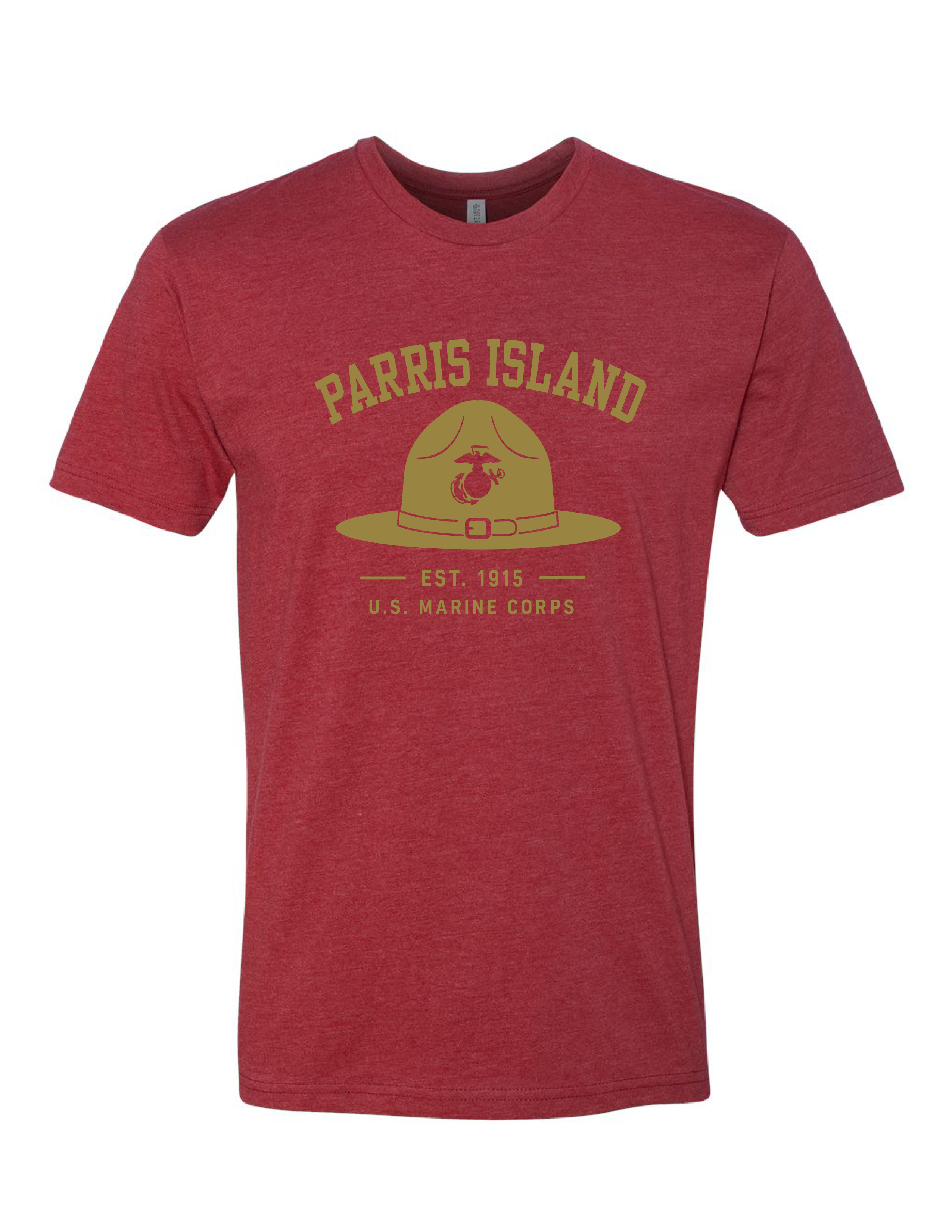 United States Marine Corps Parris Island T-Shirt - Cardinal