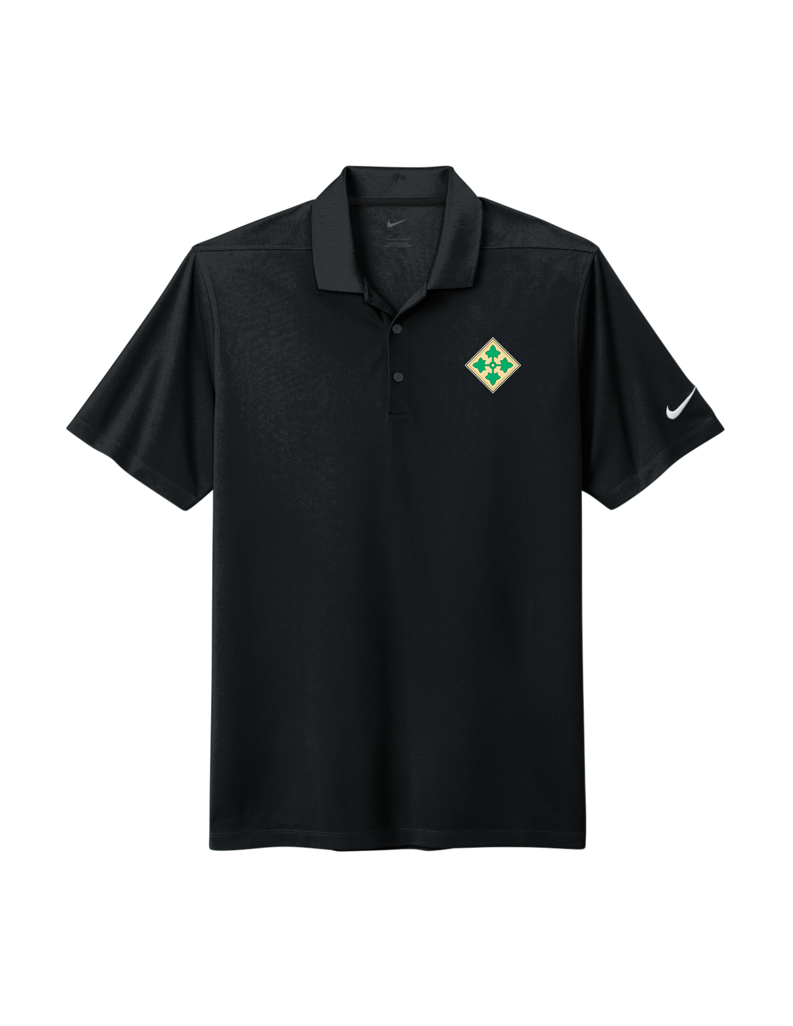 4th Infantry Nike Polo (Black)