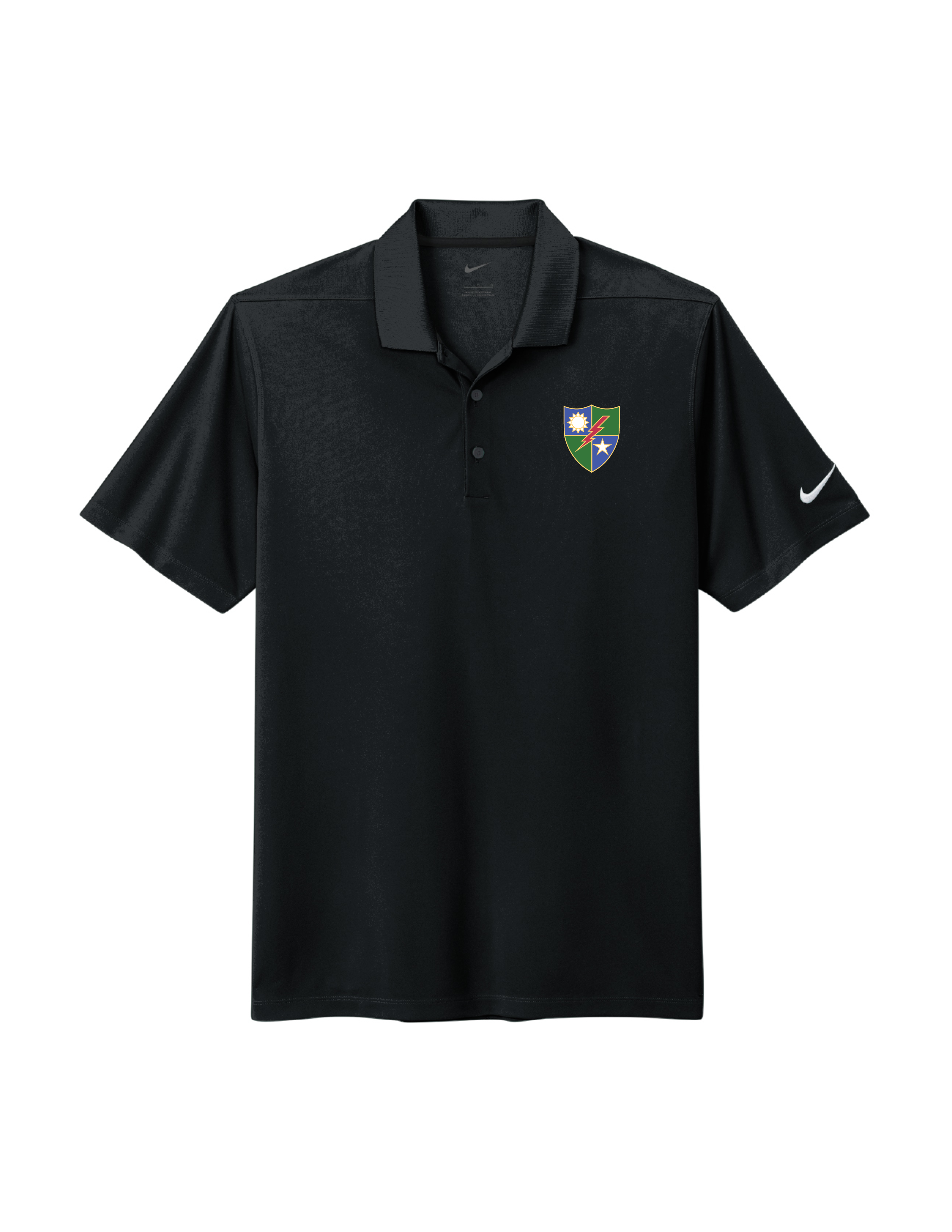 75th Ranger Regiment Nike Polo (Black)