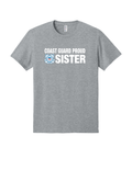 Coast Guard Proud Sister Graphic Tee - Athletic Heather