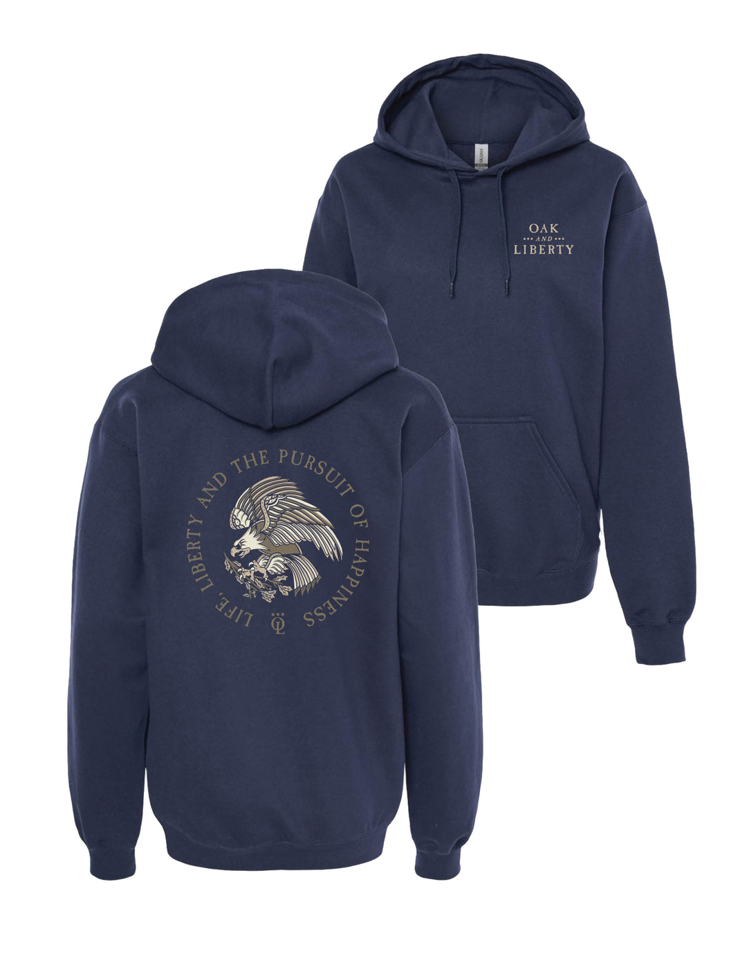 Life, Liberty and The Pursuit of Happiness Eagle Hoodie