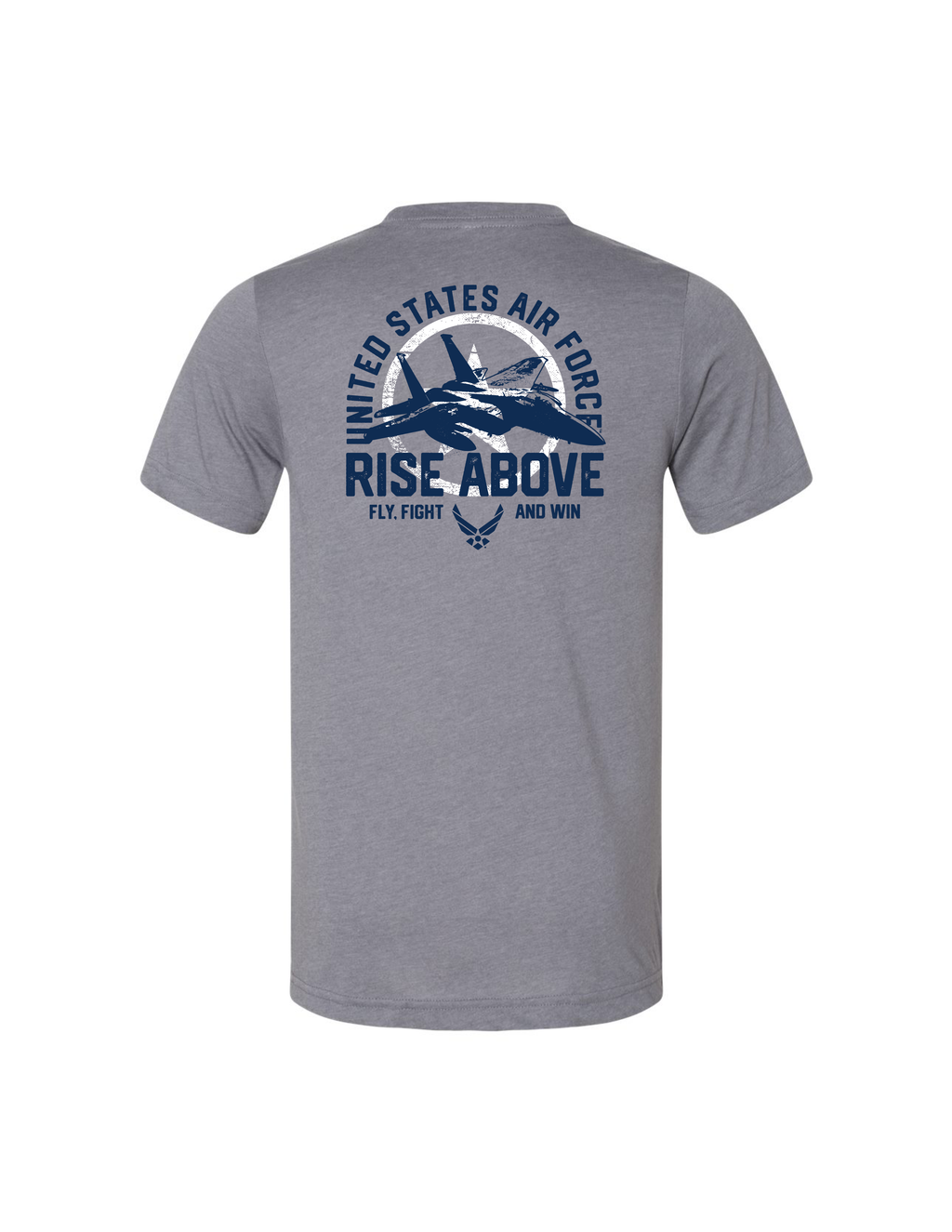 U.S. Air Force Rise Above T-Shirt (Heather Storm)