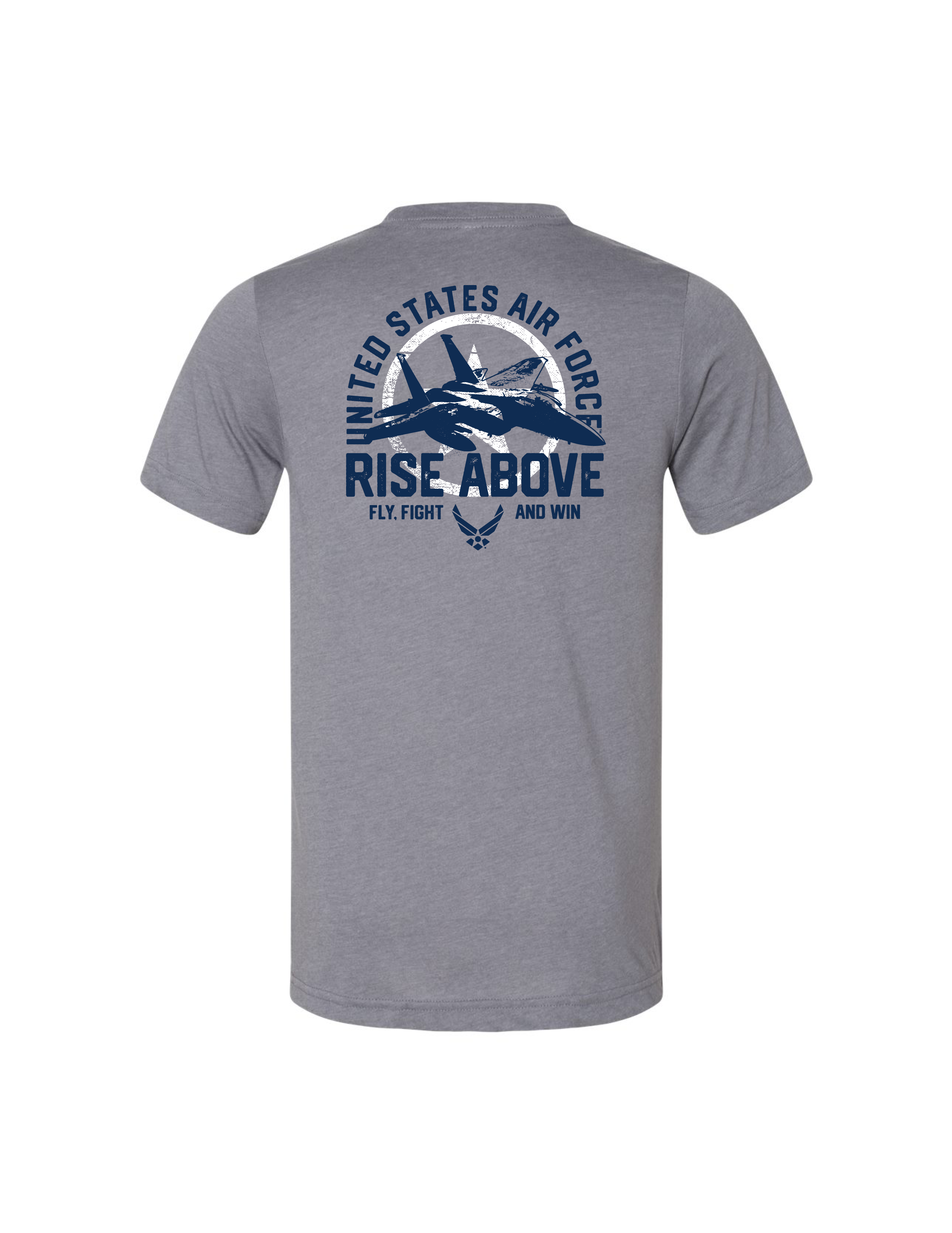 U.S. Air Force Rise Above T-Shirt (Heather Storm)
