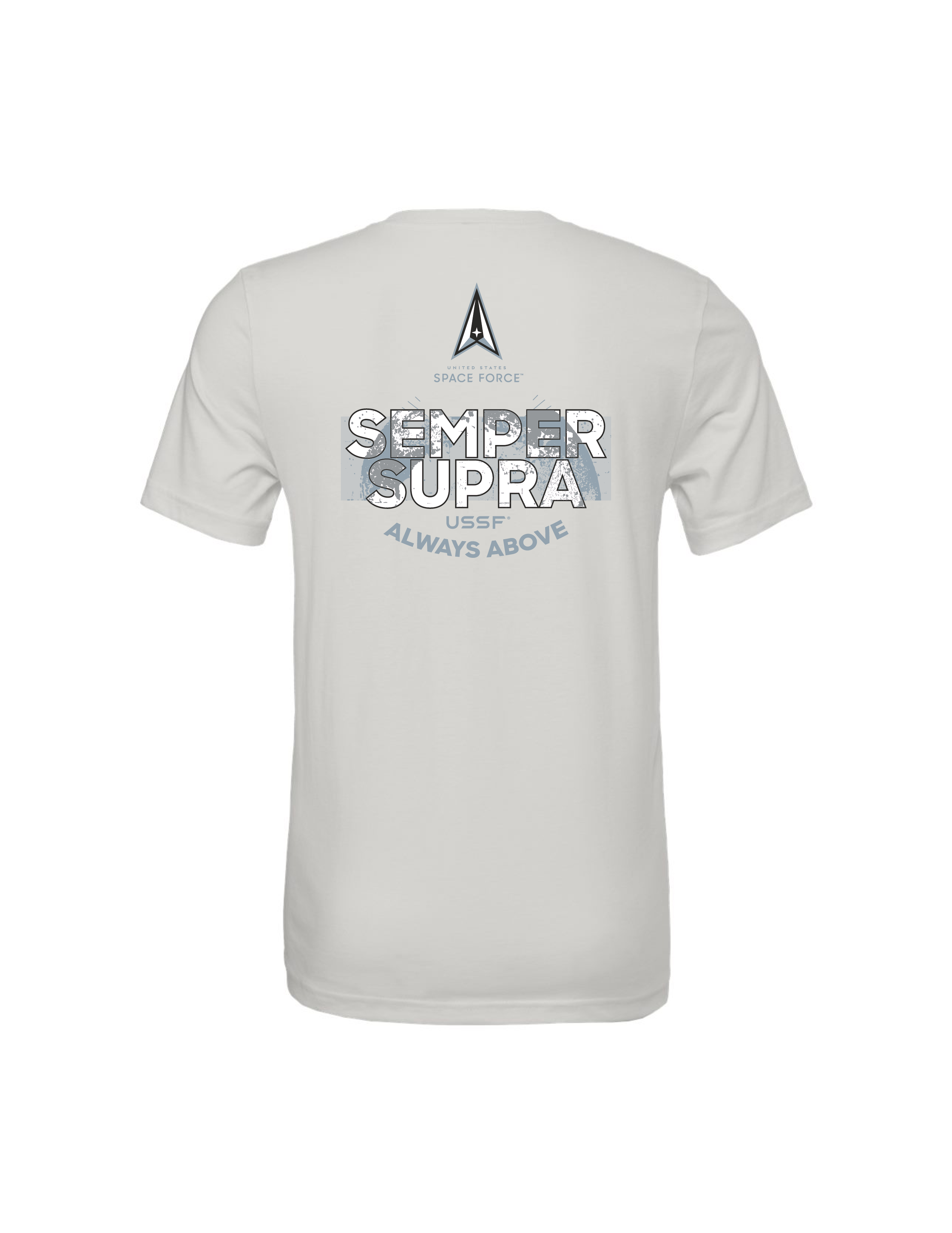 U.S. Space Force Semper Supra T-Shirt (Silver)