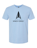 U.S. Space Force Logo T-Shirt (Heather Columbia Blue)