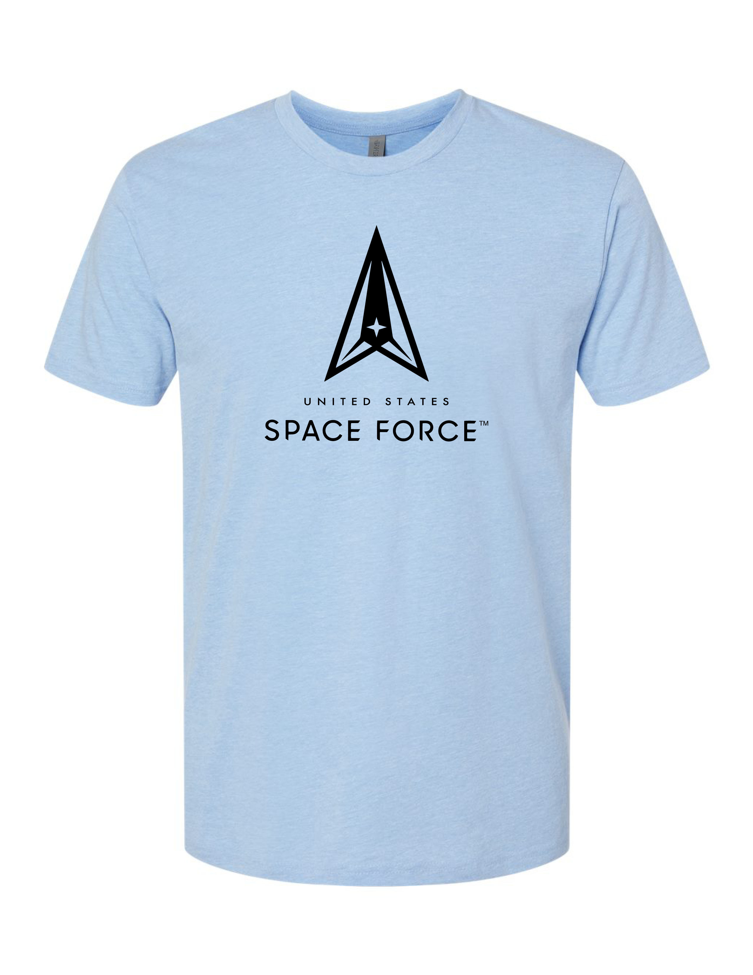 U.S. Space Force Logo T-Shirt (Heather Columbia Blue)