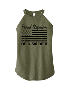 Proud Stepmom of a Soldier Tank (Green)