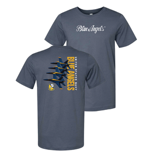 Blue Angels Jet Formation T-Shirt (Vintage Navy)