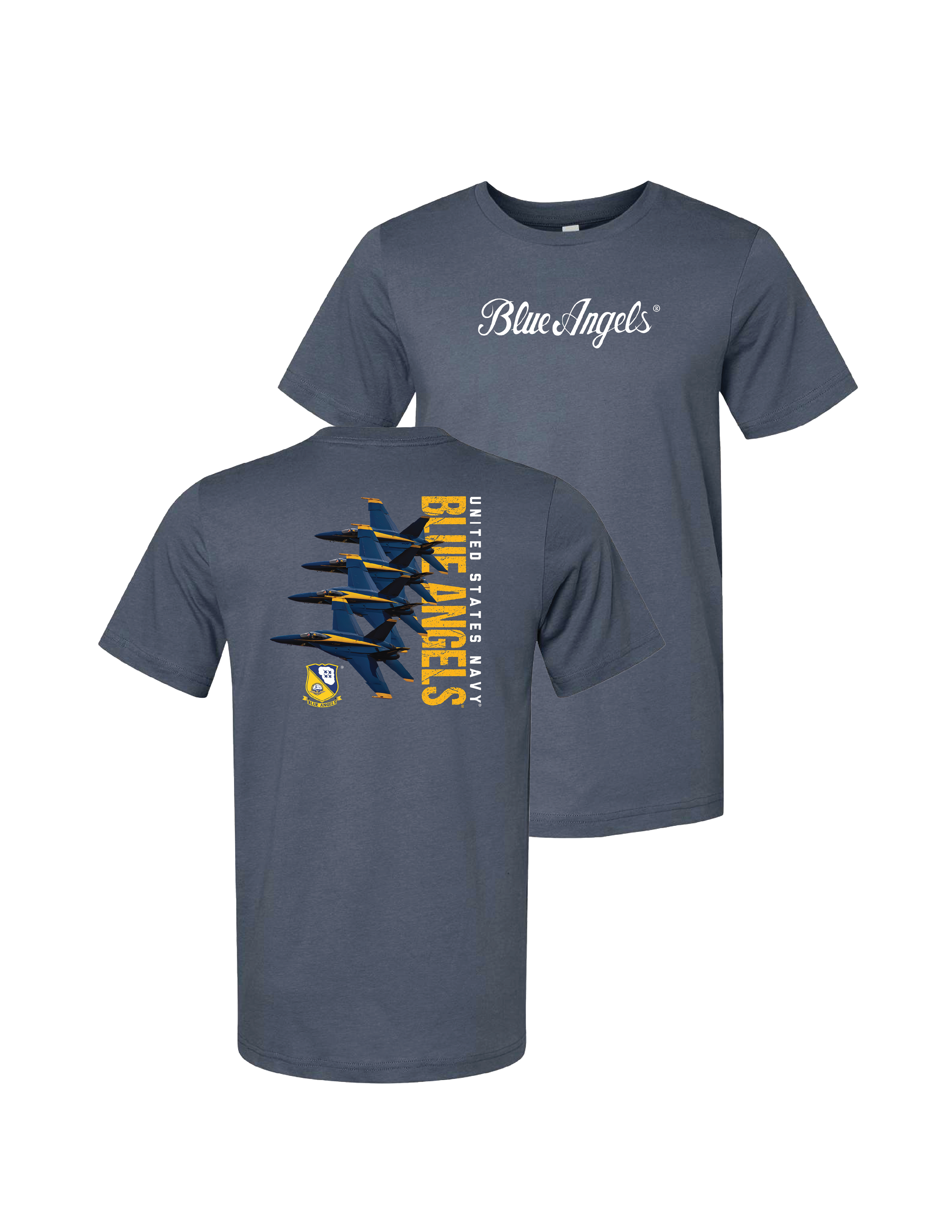 Blue Angels Jet Formation T-Shirt (Vintage Navy)