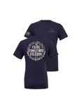 Oak & Liberty Faith Family and Freedom Patriotic T-Shirt, Navy