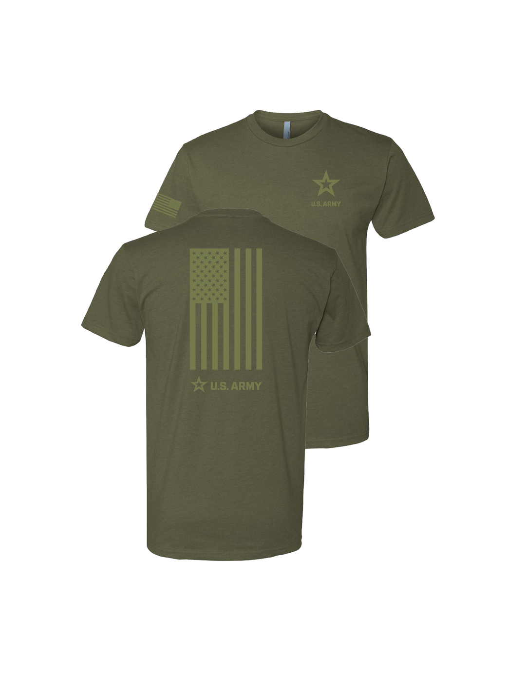 Army Flag T-Shirt (Military Green)