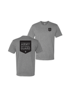 U.S. Army National Guard Logo T-Shirt (Dark Heather Gray)