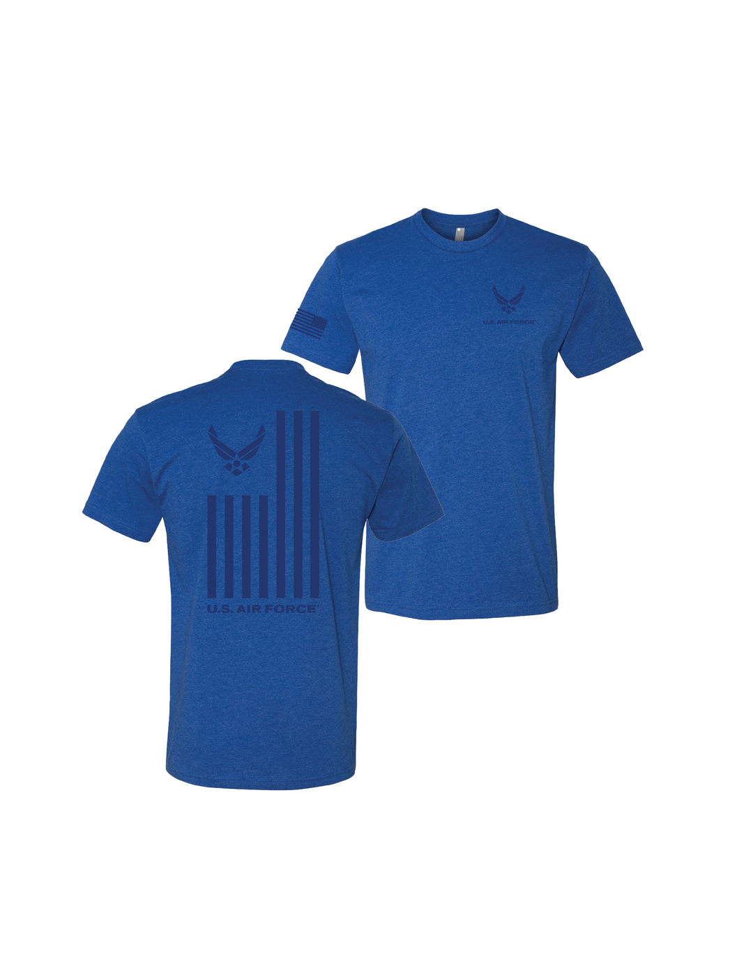 U.S. Air Force Flag Graphic T-Shirt (Royal Blue)