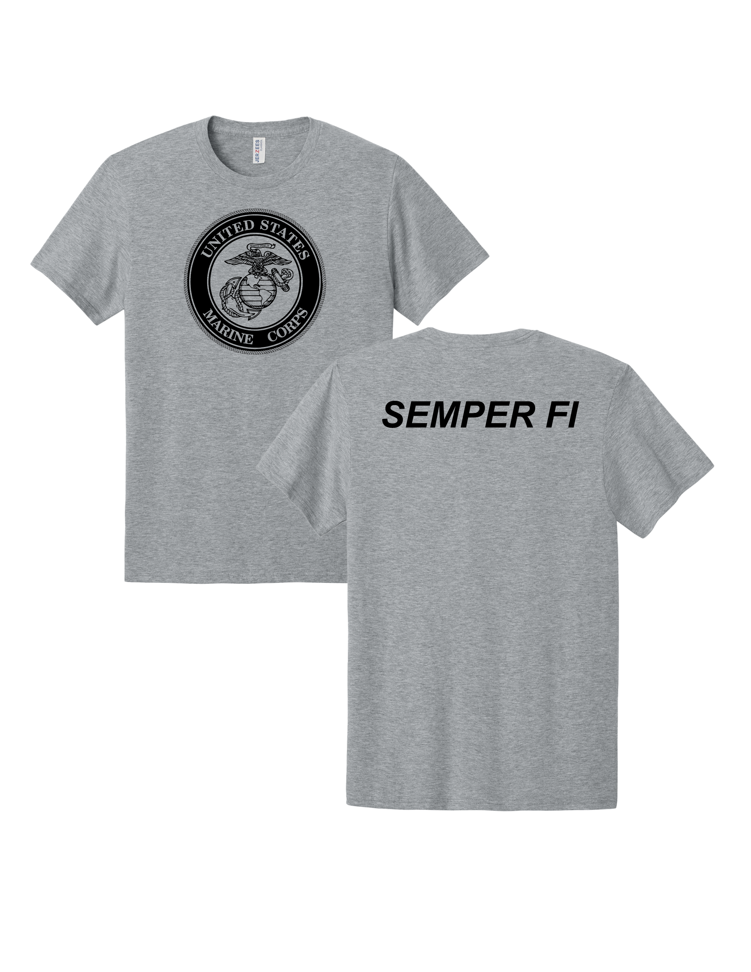 United States Marine Corps Semper Fi T-Shirt - Athletic Heather
