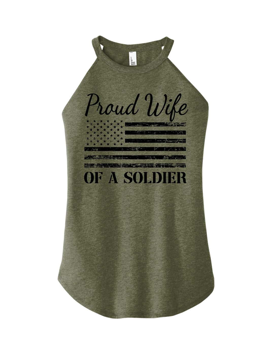 Proud Wife of a Soldier Tank (Green)