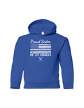 YOUTH Proud Sister of an Airman Hoodie | US Air Force