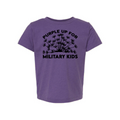Month of the Military Child T-Shirt - Purple (Toddler)