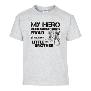 U.S. Army Little Brother Youth T-Shirt (Grey)