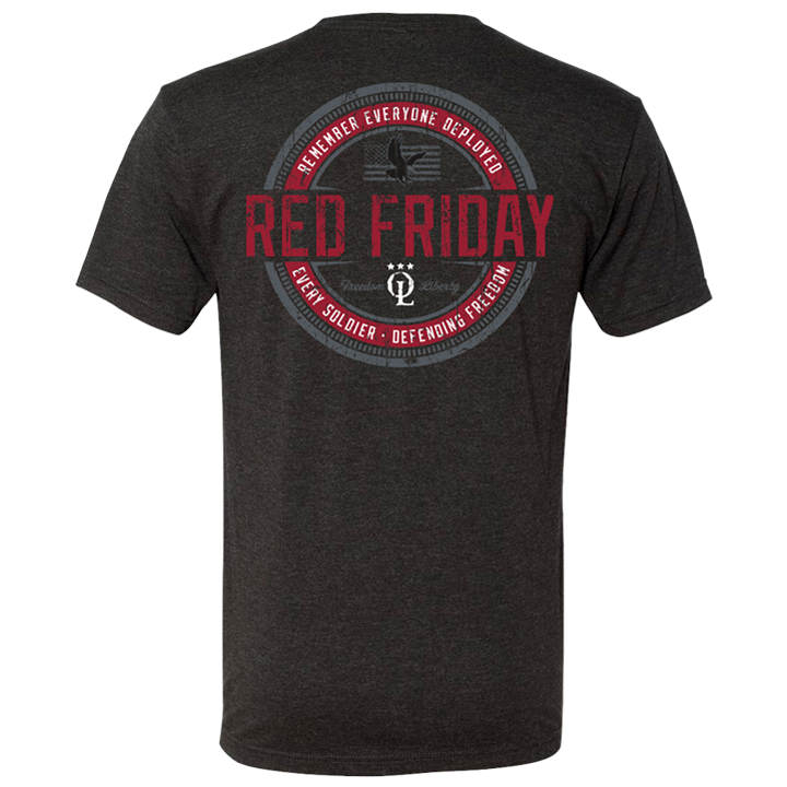 RED FRIDAY T-SHIRT (BLACK) - Small - T-Shirt